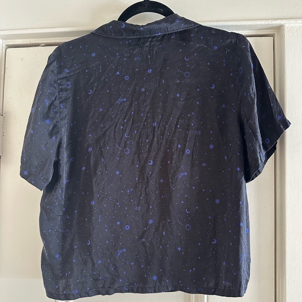 Nwot Marine Layer Eclipse Celestial Print Top - image 5
